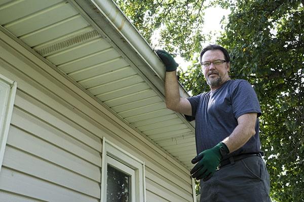 Gutter Cleaning of Newport staff